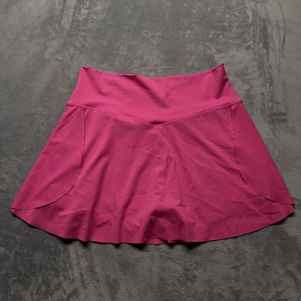 Women’s Sz XL Hot Pink Skort Sport Performance Stretch Skirt Bike Shorts Stretch - Picture 4 of 9